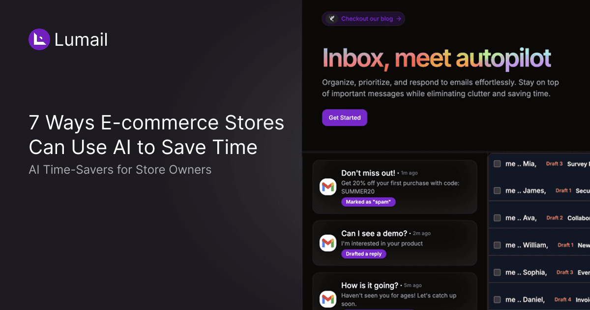 7 Ways E-commerce Stores Can Use AI to Save Time